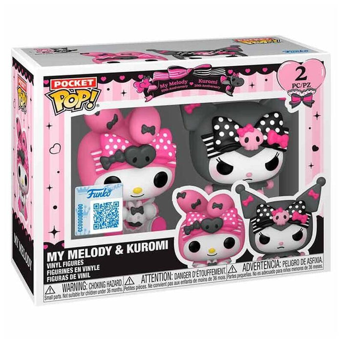 Blister 2 Llaveros Pocket Pop My Melody & Kuromi Exclusive