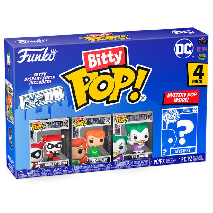 Blister 4 Figuras Bitty Pop Dc Comics Harley Quinn