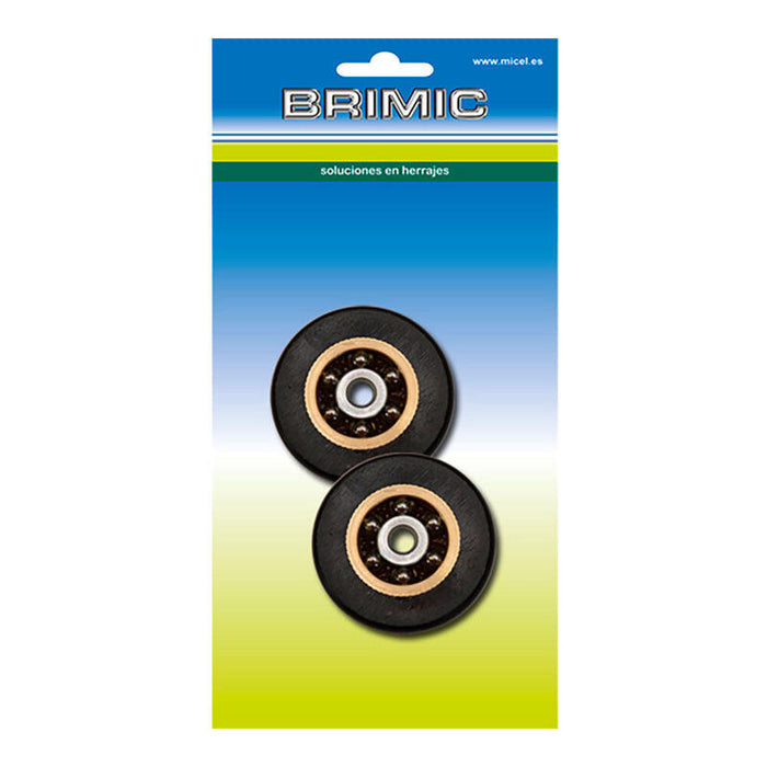Blister Con 2 Rodamientos Para Mampara Rd1 Ø26mm Ne 91338 Edm