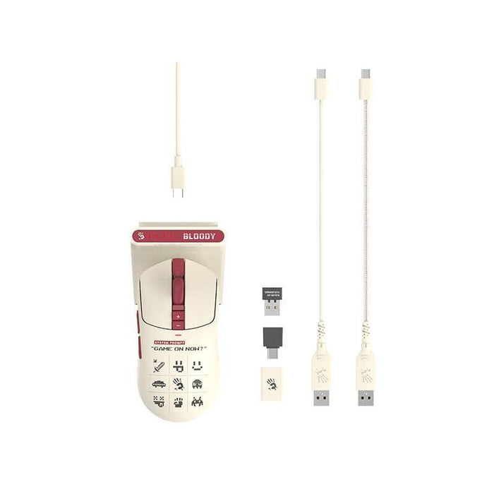 Bloody Mysz A4tech R72 Ultra Duo Wrls 2.4g + Usb Pixels Rojo