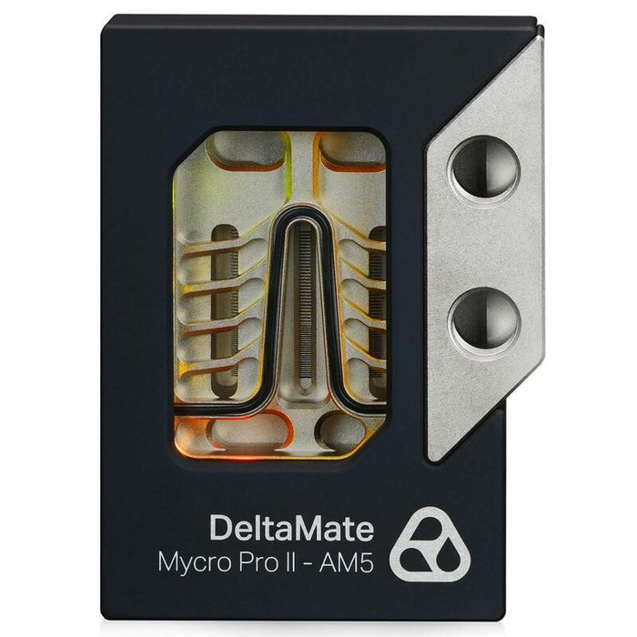 Bloque De Refrigeración Para Cpu Thermal Grizzly Deltamate - Mpii (Negro/Plata, Am5)