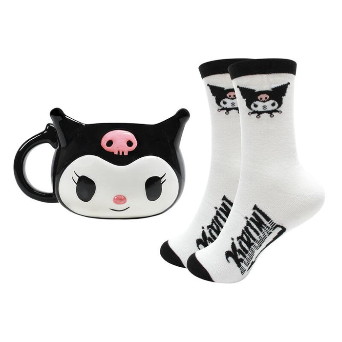 Blueskystudios Sanrio Taza Con Socken Kuromi 3d