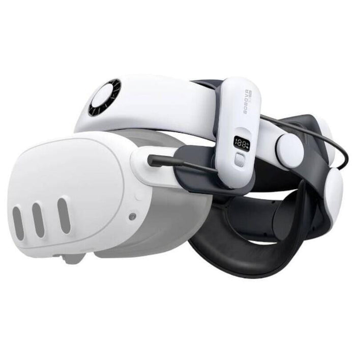 Bobovr S3 Pro Correa Con Batería Y Ventilación Para Meta Quest 3 / Quest 3s Blanco - Accesorio Para Gafas Vr