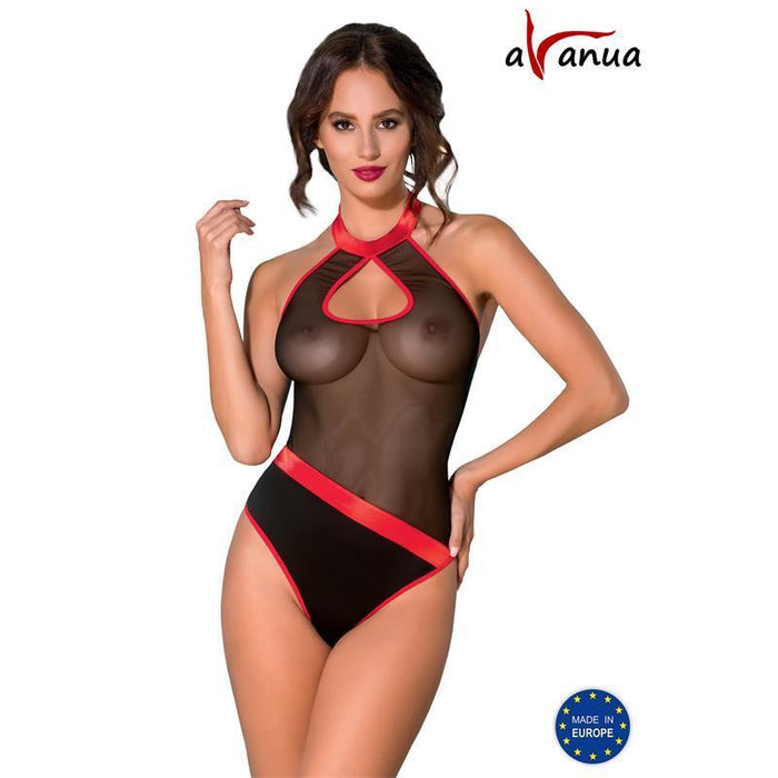 Body Cyra  Negro/Rojo Talla (Interno):Xxl/Xxxl