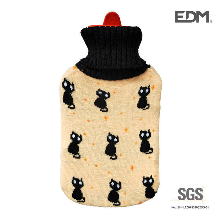 Bolsa De Agua Modelo Gatos Negros 2l