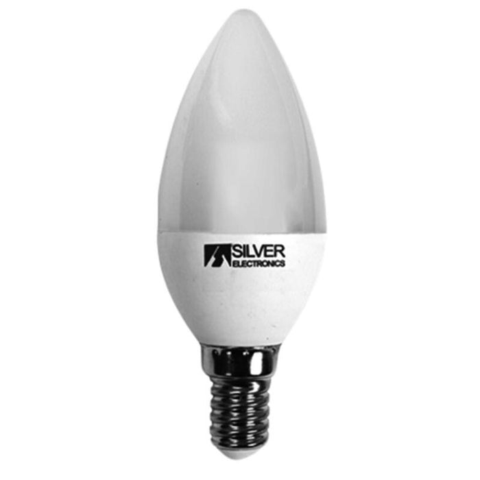 Bombilla Led Decorativa Silver Electronic Vela 6w=65w -  E14 -  5000k -  550 Lm -  Luz Extra Calida -  A+
