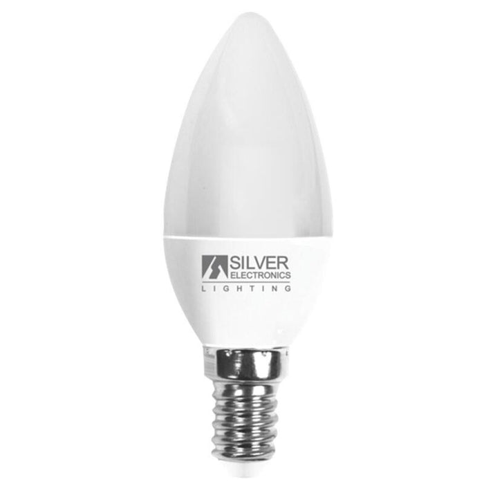 Bombilla Led Decorativa Silver Electronic Vela 7w=70w -  E14 -  5000k -  620 Lm -  Luz Fria -  A+
