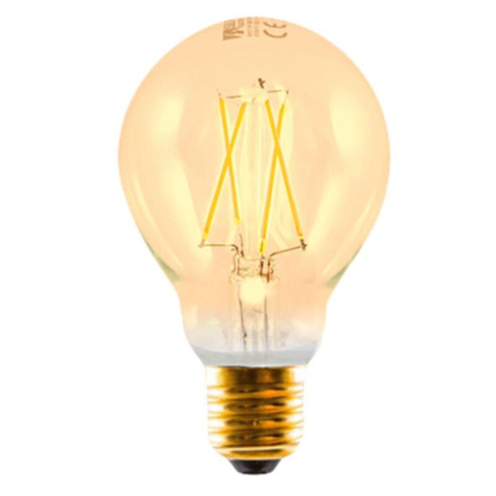 Bombilla Led Silver Electronic Filamento Edison Estandar 3w=20w -  E27 -  2.200k -  320 -  300 Lm -  Luz Extra Calida -  A++