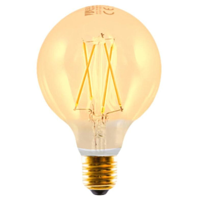 Bombilla Led Silver Electronic Filamento Edison Globo 3w=25w -  E27 -  2.200k -  320 -  330 Lm -  Luz Extra Calida -  A++
