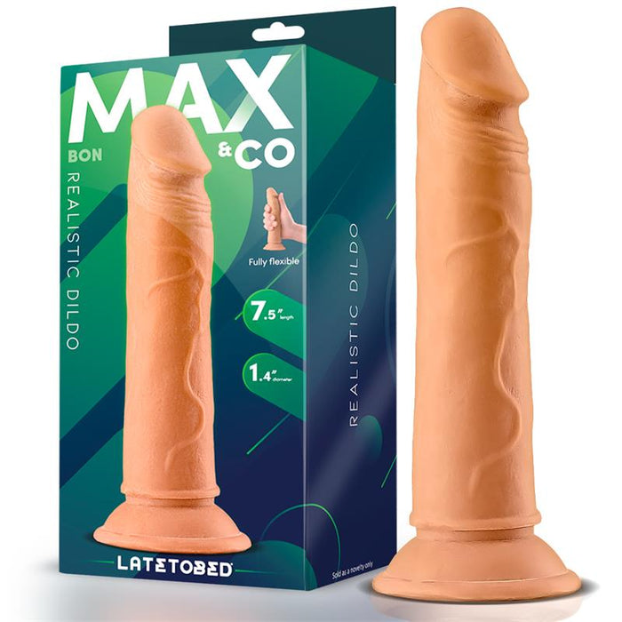 Dildo Realista Con Ventosa 7.5 Bon   Natural