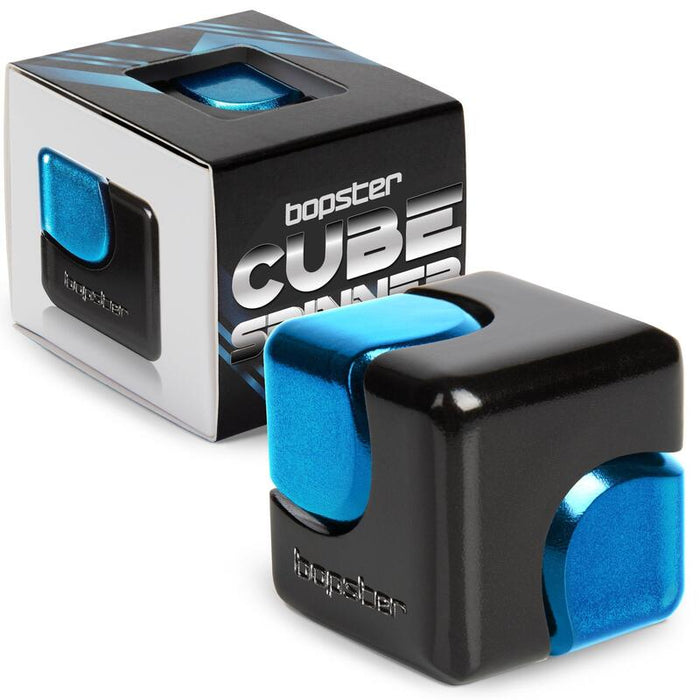 Bopmer - Fidget Spinner Cube - Negro & Blue