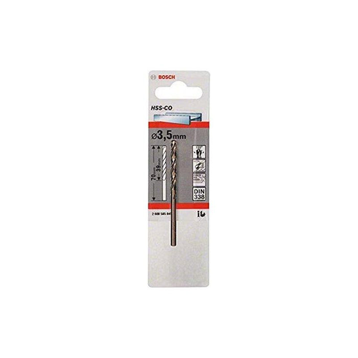 Bosch Broca Helicoidal Para Metal Hss-Co, Din 338, Ø 3,5 Mm 2608585845