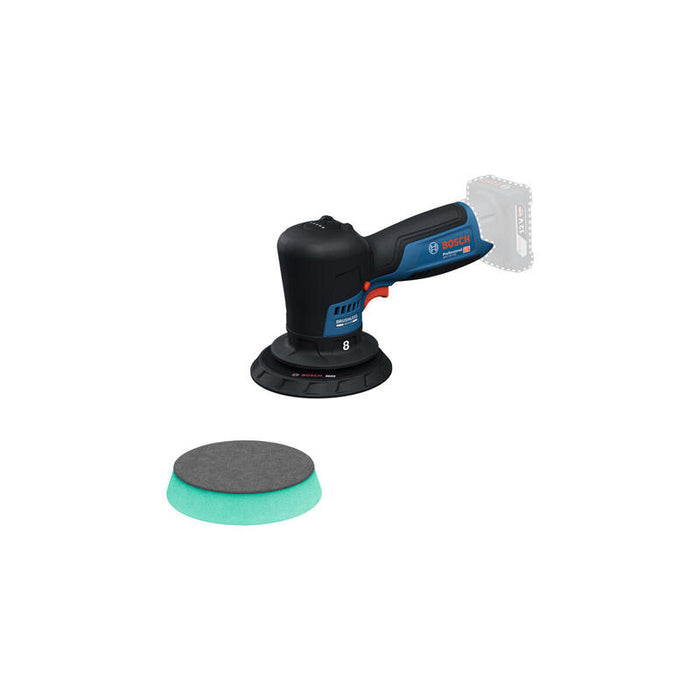 Bosch Professional Pulidora Inalámbrica Gpx 12v-125 Professional Solo, 12volt Azul/Negro, Sin Batería Ni Cargador 06019l4100