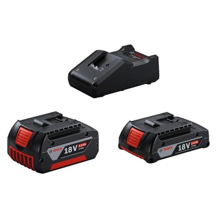 Bosch Professional Set De Iniciación 18v (Gba 18v 4.0/2.0ah + Gal 18v-40 Professional) Negro, 2x Batería De Iones De Litio, Ampshare Alliance 1600a01zs9