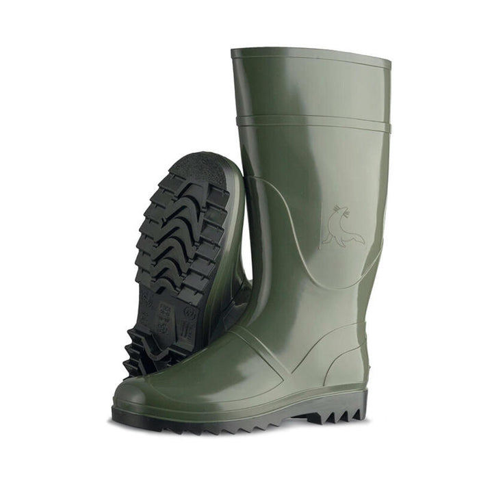 Bota De Agua Caña Alta Color Verde Oliva Talla 46