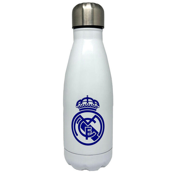 Botella Acero Inoxidable Real Madrid 550ml Blanca