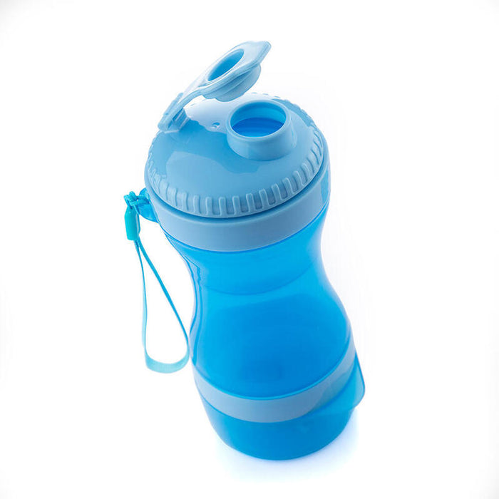 Botella Con Depósito De Agua Y Comida Para Mascotas 2 En 1 Pettap V0103141 Innovagoods
