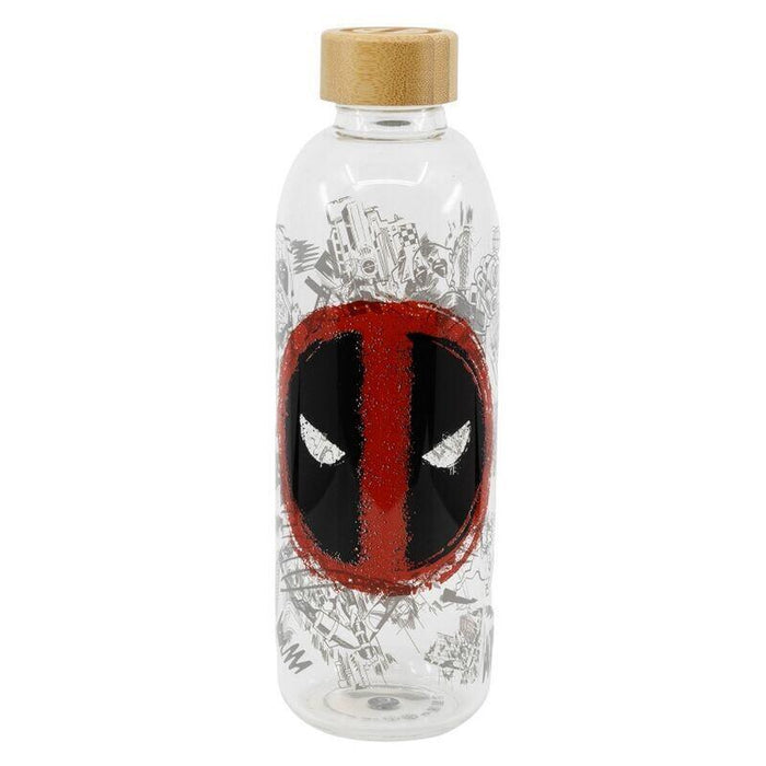 Botella De Cristal Grande Marvel Deadpool
