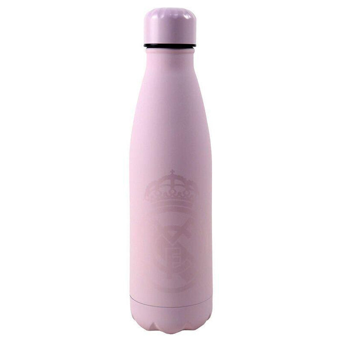 Botella Rosa Acero Inoxidable Real Madrid 600ml