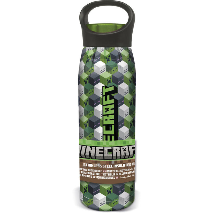 Botella Térmica Inox 665 Ml Minecraft