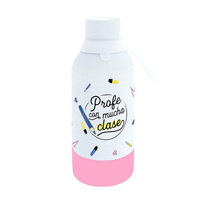 Botella Termica - Profe Con Mucha Clase 500ml