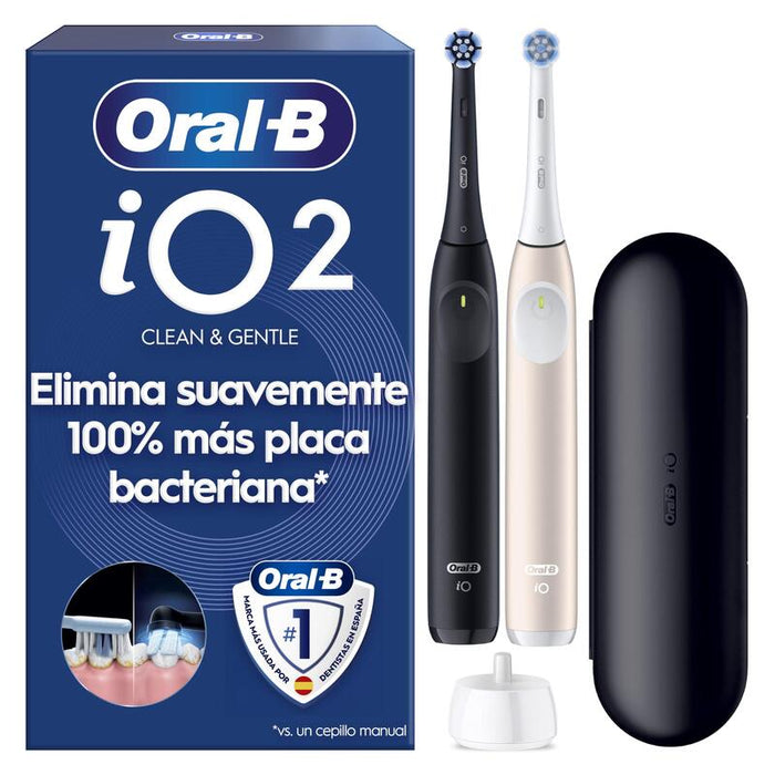 Braun Oral-B Io Series 2 Night Negro/Calm Rosa Con 2. Handpiezas