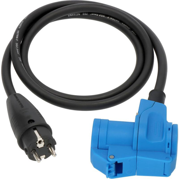 Brennenmuhl Adaptador-Leitung 1,5m H07rn-F3g2.5 Sw Schuko Me