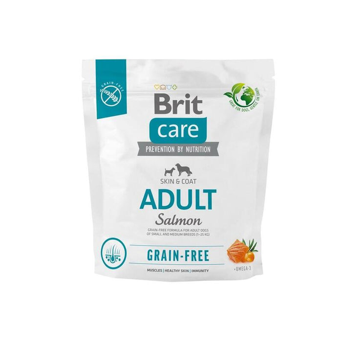 Brit Care Dog Grain-Free Adult Small & Medium Salmon  - Alimento Seco Para Perros - 1 Kg