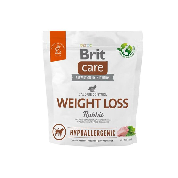 Brit Care Hypoallergenic Adult Weight Loss Rabbit - Alimento Seco Para Perros - 1 Kg