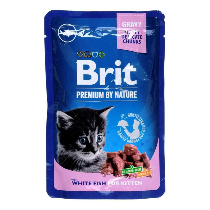 Brit Premium By Nature Pescado Blanco Gatito 100g