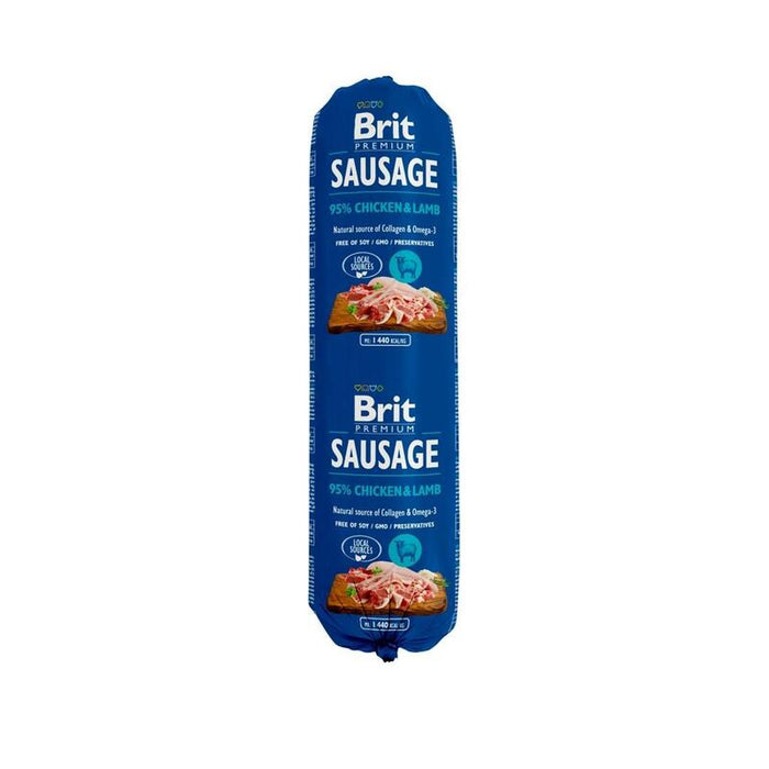 Brit Premium Sausage Chicken Lamb Karma Mokra Para Perro 800g