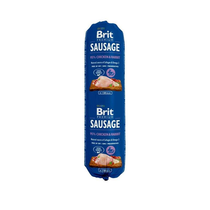 Brit Premium Sausage Chicken Rabbit Karma Mokra Para Perro 800g