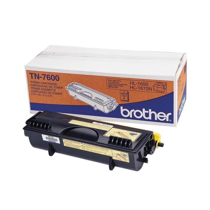 Brother Tn7600 Negro Original Cartucho De Toner Para Brother Dcp-8020, 8025, Hl-1650, 1670, 1850, 1870, 5030, 5040, 5050, 5070, Mfc-8420, 8820