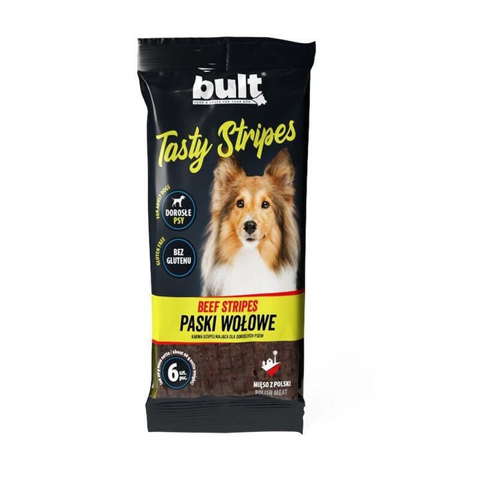 Bult Tasty Stripes Beef - Premio Para Perros - 6 Uds