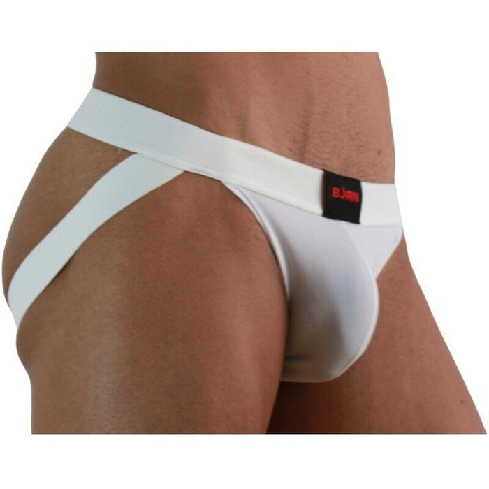 Burn - 007 Jock Lycra Blanco Xl