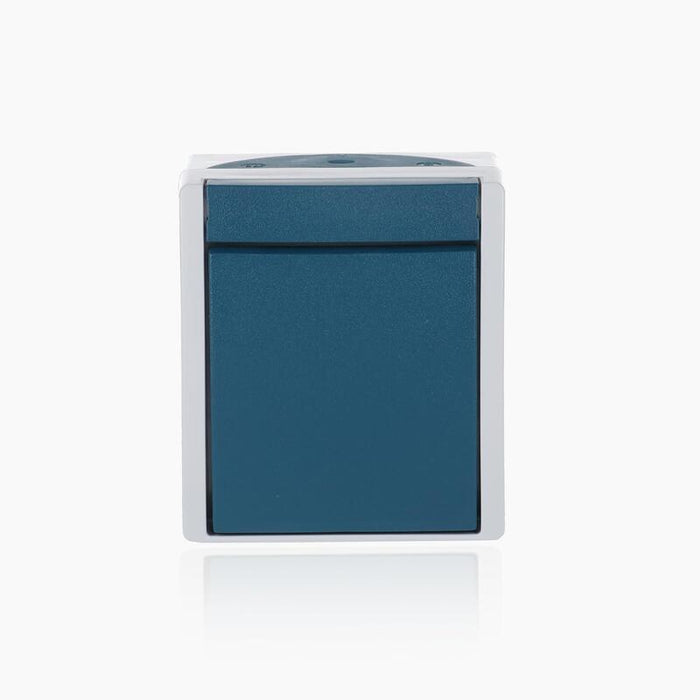 Busch Jaeger Ocean - Interruptor Basculante Protegido Contra El Agua 1-Vías - Ap *Gris Azul Verdoso*