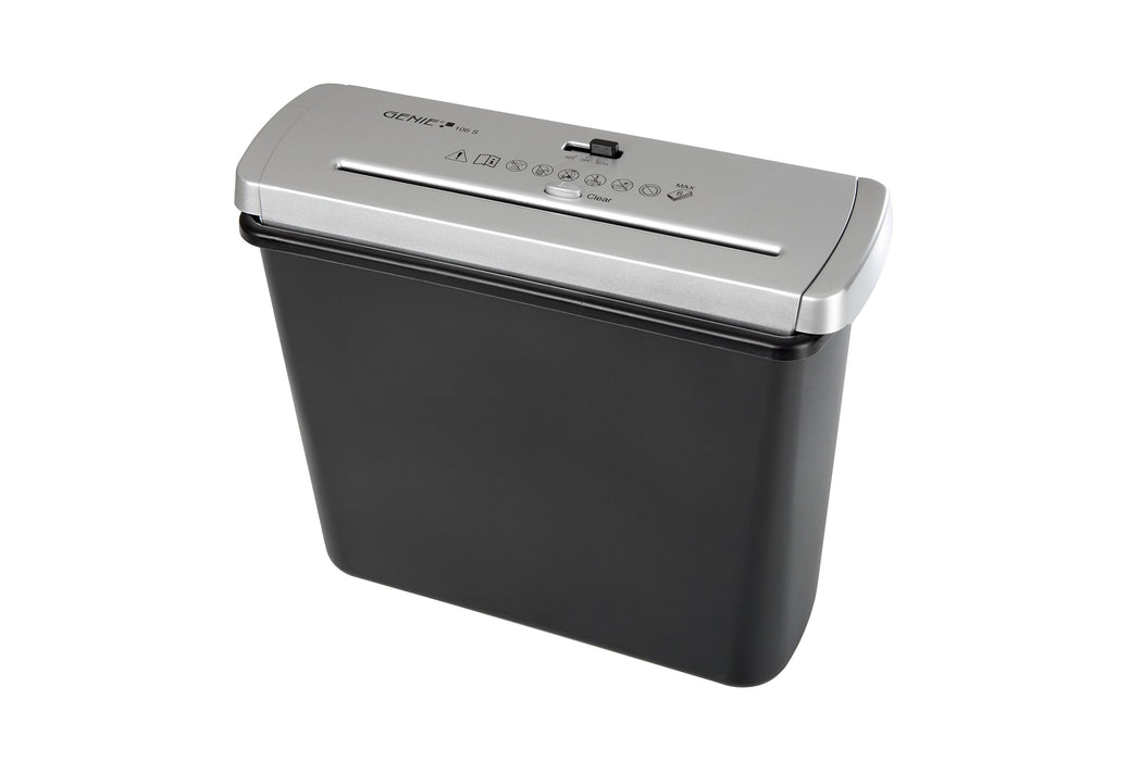 EAN 4015468125031 - Genie 106 S triturador de papel Corte en tiras 72 dB 22 cm Negro, Plata imagen 1