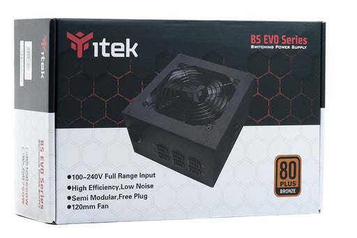 EAN 8056157881018 - itek BS650 EVO unidad de fuente de alimentación 650 W 24-pin ATX ATX Negro imagen 2
