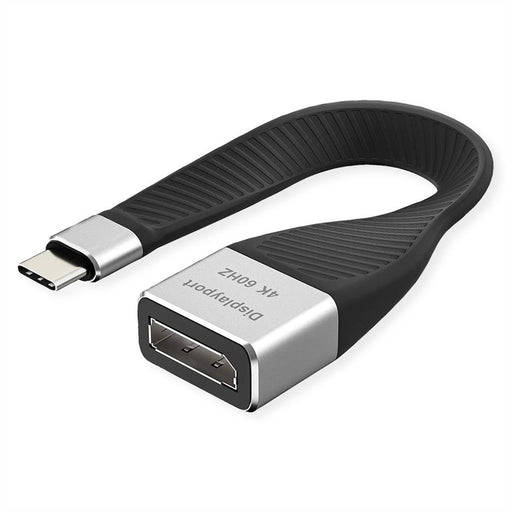 EAN 7630049621428 - ROLINE 12033240 0,13 m USB Tipo C DisplayPort Negro imagen 1