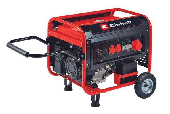 EAN 4006825659993 - Einhell TC-PG 65/E5 motor-generador 25 L Gasolina Negro, Rojo imagen 1