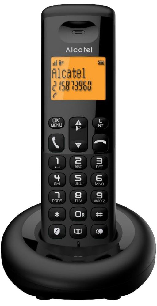 EAN 3700601426687 - Alcatel E160 Teléfono DECT Identificador de llamadas Negro imagen 1