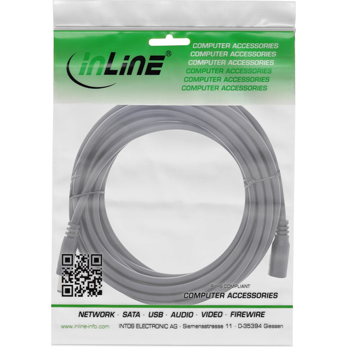 EAN 4043718309016 - InLine 26905G cable de transmisión Negro 5 m 5.5 x 2.5 mm imagen 2