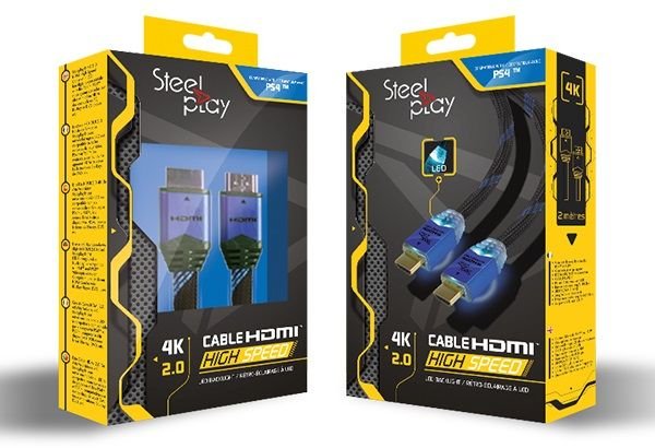 EAN 3760210998845 - Steelplay JVAPS400039 cable HDMI 2 m HDMI tipo A (Estándar) Negro, Azul imagen 3