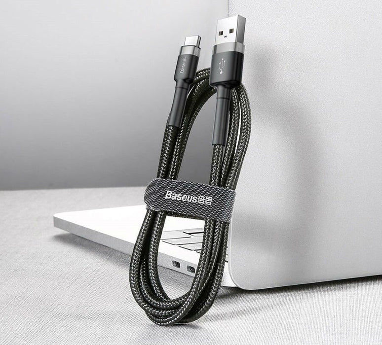 EAN 6953156278189 - Baseus Cafule cable USB USB 2.0 0,5 m USB A USB C 0,48 Gbit/s Negro imagen 7