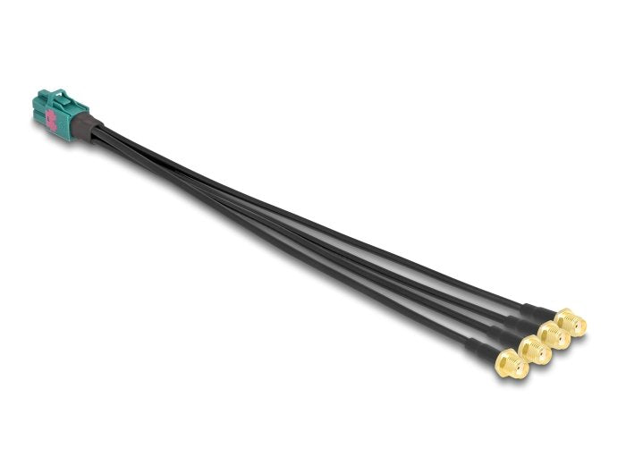 EAN 4043619902835 - DeLOCK 90283 cable coaxial 0,2 m Negro imagen 2
