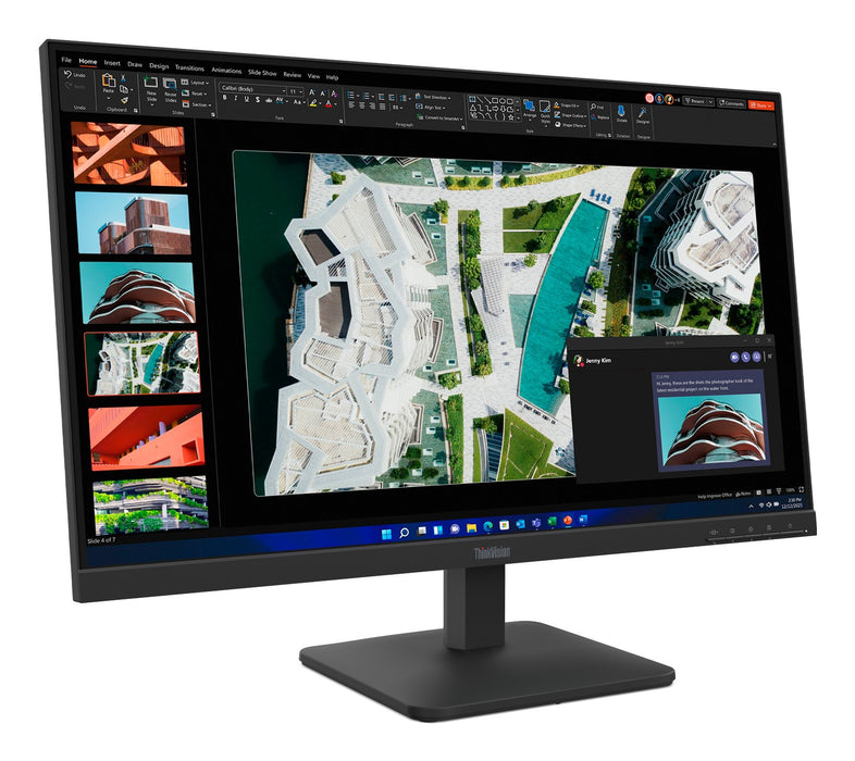 EAN 0198157472259 - Lenovo ThinkVision S27-4e pantalla para PC 68,6 cm (27") 1920 x 1080 Pixeles Full HD LCD Negro imagen 3