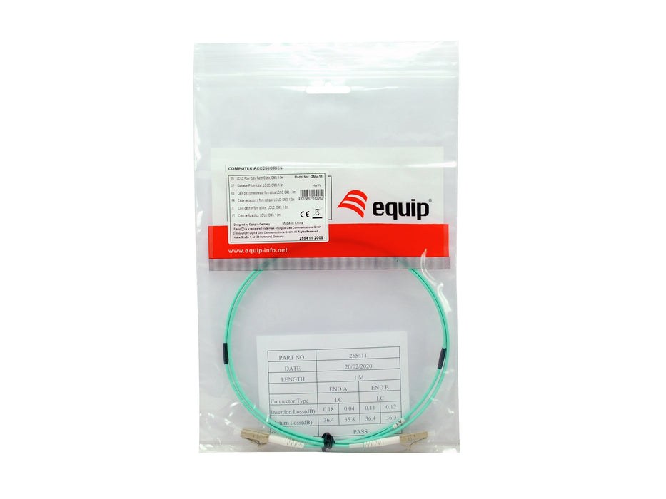 EAN 4015867244449 - Equip 255422 Cable de fibra óptica e InfiniBand 25 m LC Color aguamarina imagen 4
