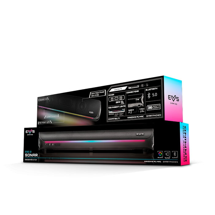 EAN 8432426451548 - Energy Sistem ESG 2 Sonar Negro 2.0 canales 10 W imagen 6