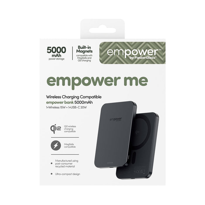 EAN 5715685028359 - PanzerGlass empower™ by ® empower™ Bank | 5000mAh | Space Black Negro imagen 3