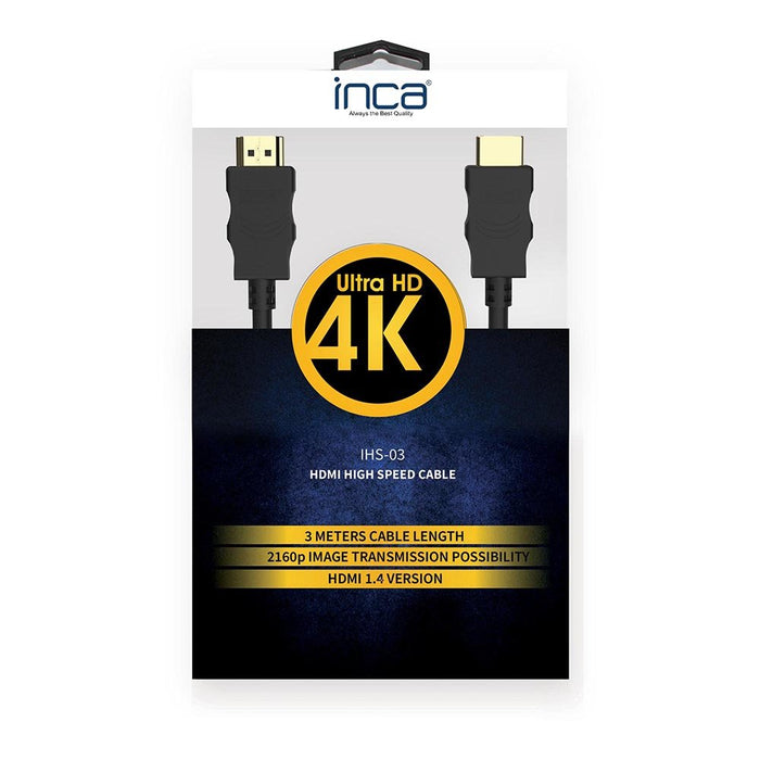 EAN 8697980461901 - Inca HDMI 1.4 4K 3 M cable HDMI HDMI tipo A (Estándar) Negro imagen 7